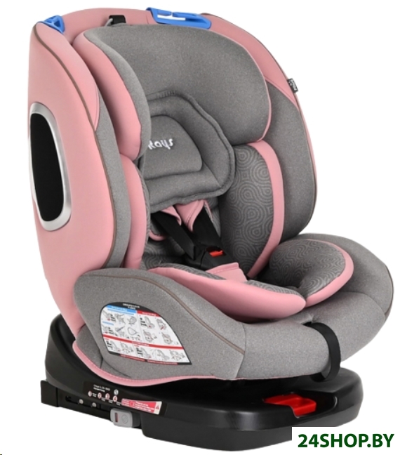 Детское автокресло Pituso Roys YB102A (розовый/серый) Детское автокресло Pituso Roys YB102A (розовый/серый)