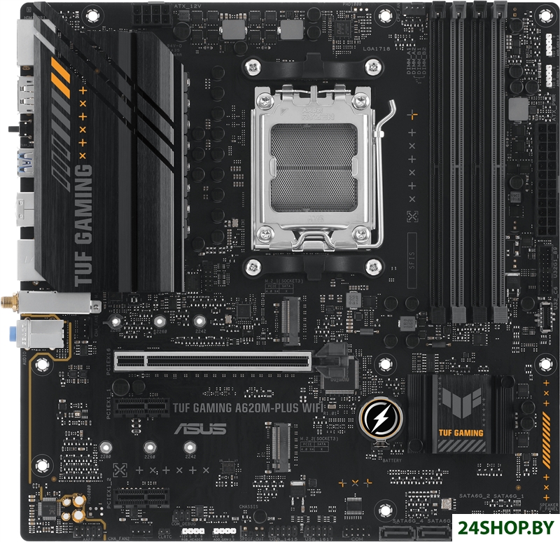 Материнская плата ASUS TUF Gaming A620M-Plus WiFi Материнская плата ASUS TUF Gaming A620M-Plus WiFi