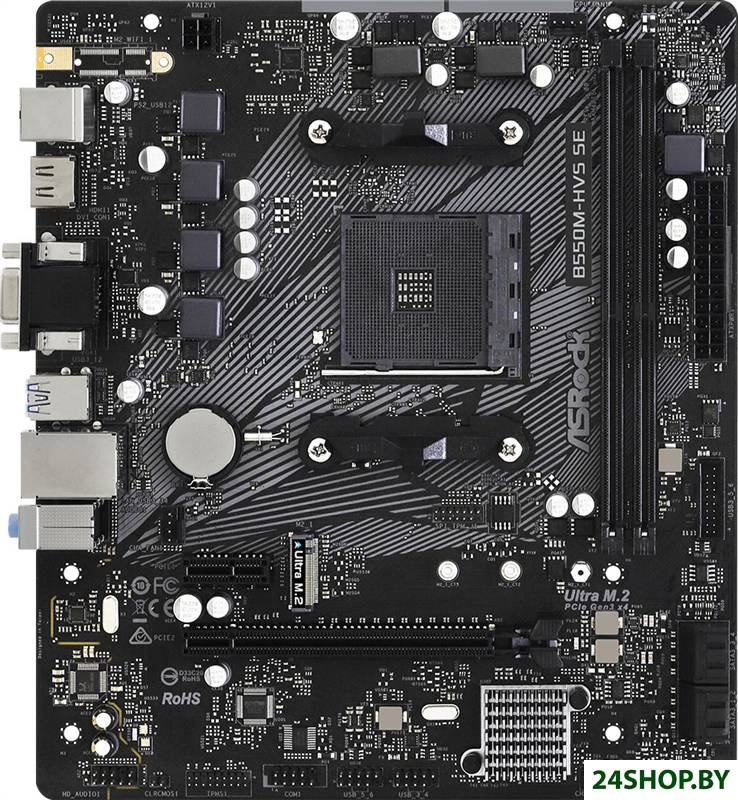 Материнская плата ASRock B550M-HVS SE Материнская плата ASRock B550M-HVS SE