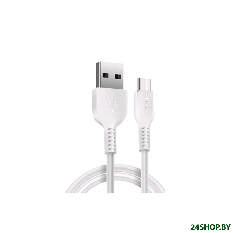 Кабель Hoco X20 microUSB (2 м, белый) Кабель Hoco X20 microUSB (2 м, белый)