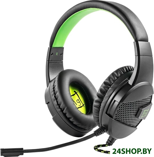 Наушники Harper GHS-X15 (черный/зеленый) Наушники Harper GHS-X15 (черный/зеленый)