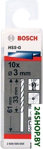 Набор оснастки Bosch 2608595055 (10 предметов) Набор оснастки Bosch 2608595055 (10 предметов)