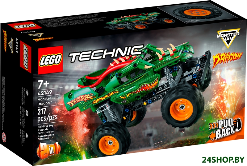 Конструктор LEGO Technic 42149 Монстр Джем Дракон Конструктор LEGO Technic 42149 Монстр Джем Дракон