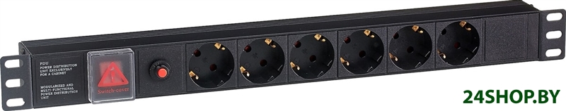 Блок розеток ExeGate ServerPro PDU-19H605 Al-6S-C14-SW-O Блок розеток ExeGate ServerPro PDU-19H605 Al-6S-C14-SW-O