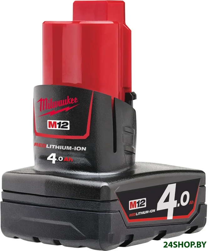 Аккумулятор Milwaukee M12 M12B4 4932430065 (12В/4 Ач) Аккумулятор Milwaukee M12 M12B4 4932430065 (12В/4 Ач)