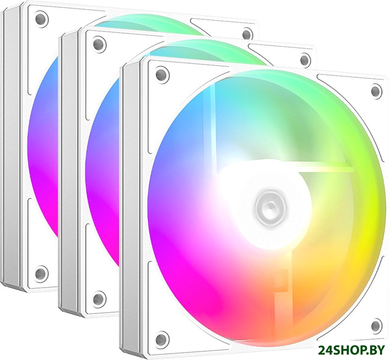 Комплект вентиляторов для корпуса ID-Cooling AS-120-ARGB-W Trio Комплект вентиляторов для корпуса ID-Cooling AS-120-ARGB-W Trio