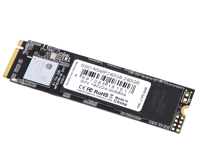 SSD AMD Radeon R5 NVMe 240GB R5MP240G8 SSD AMD Radeon R5 NVMe 240GB R5MP240G8