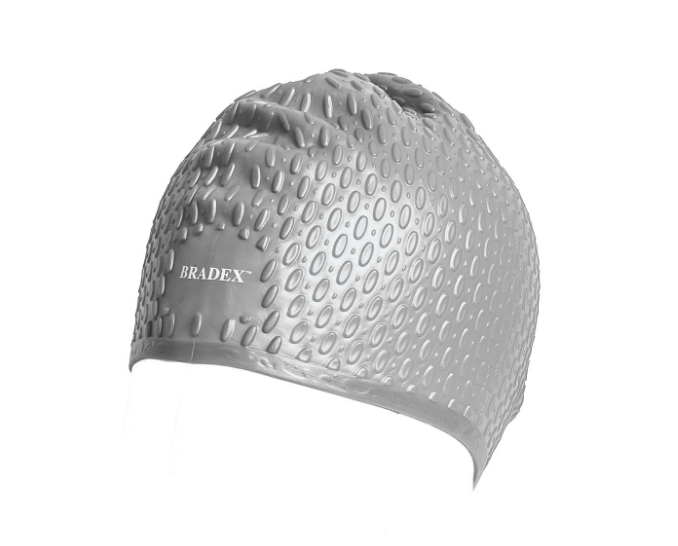 Шапочка для плавания BRADEX SF 0339 (серая) Шапочка для плавания BRADEX SF 0339 (серая)