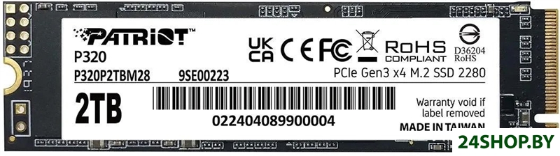 SSD Patriot P320 2TB P320P2TBM28 SSD Patriot P320 2TB P320P2TBM28