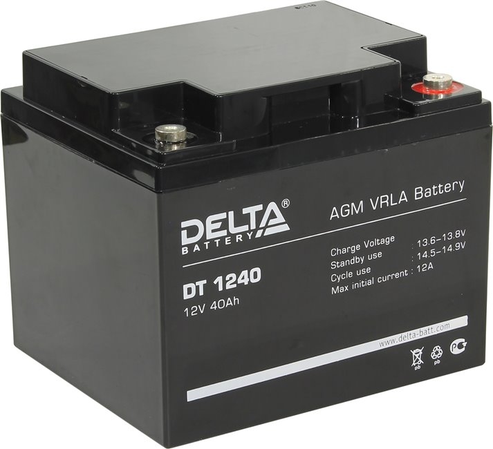 Аккумулятор для ИБП Delta DT 1240 Аккумулятор для ИБП Delta DT 1240