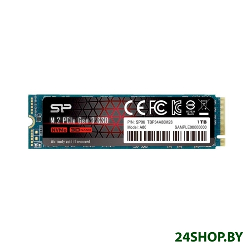 SSD Silicon Power P34A80 1TB SP001TBP34A80M28 SSD Silicon Power P34A80 1TB SP001TBP34A80M28