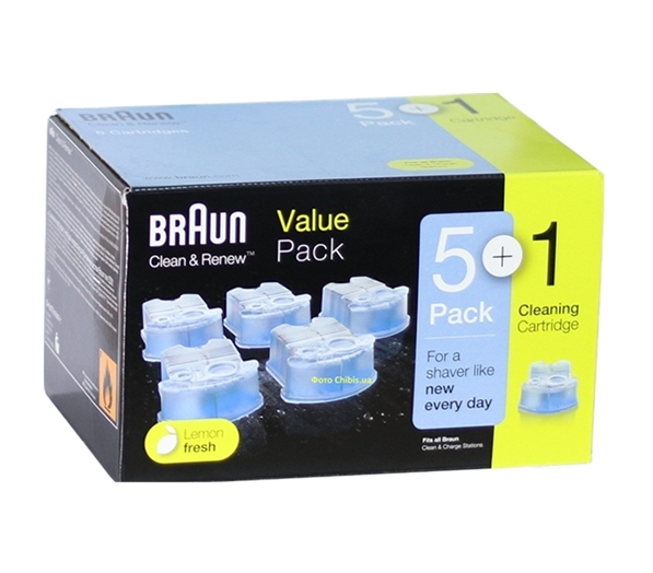 Картридж для очистки Braun CCR5+1 Clean Renew с чистящей жидкостью Картридж для очистки Braun CCR5+1 Clean Renew с чистящей жидкостью