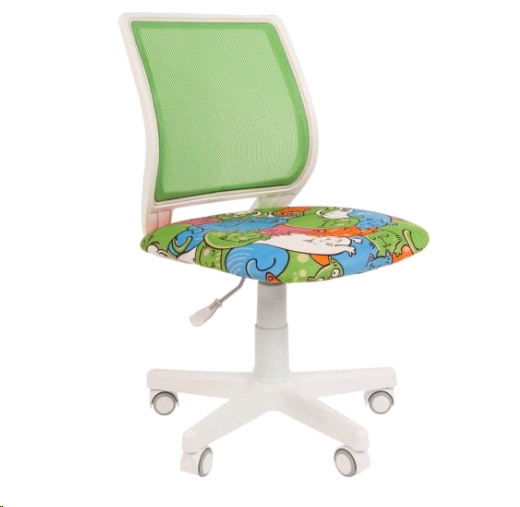 Кресло CHAIRMAN Kids 112 (ткань котики/TW-А 31 белый пластик) Кресло CHAIRMAN Kids 112 (ткань котики/TW-А 31 белый пластик)
