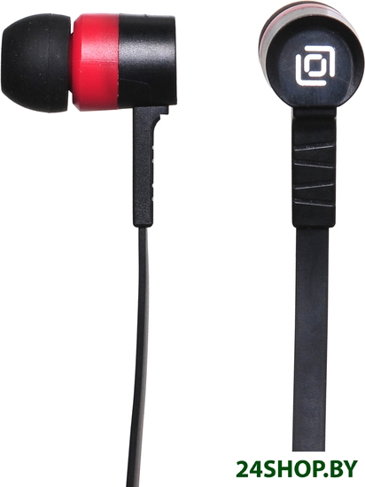 Гарнитура вкладыши Oklick HS-S-220 красный/черный Гарнитура вкладыши Oklick HS-S-220 красный/черный