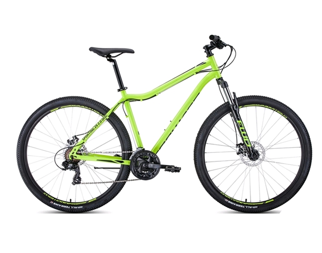 Велосипед Forward Sporting 29 2.2 disc р.19 2021 (зеленый) Велосипед Forward Sporting 29 2.2 disc р.19 2021 (зеленый)