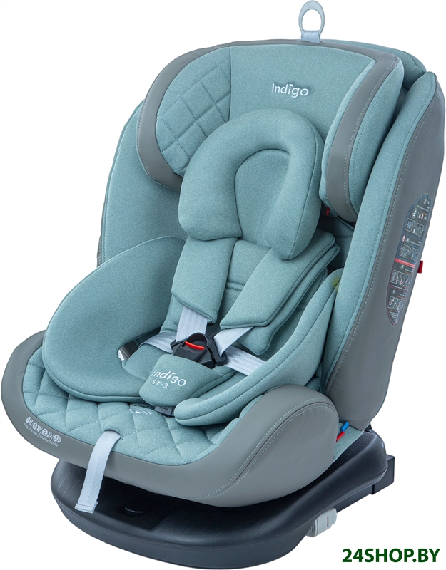 Детское автокресло Indigo Aero Isofix (шалфей) Детское автокресло Indigo Aero Isofix (шалфей)