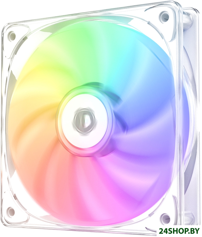 Вентилятор для корпуса ID-Cooling Crystal 120 White ARGB Вентилятор для корпуса ID-Cooling Crystal 120 White ARGB