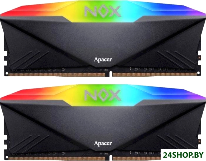 Оперативная память Apacer NOX RGB 2x8ГБ DDR4 3200 МГц AH4U16G32C28YNBAA-2 Оперативная память Apacer NOX RGB 2x8ГБ DDR4 3200 МГц AH4U16G32C28YNBAA-2