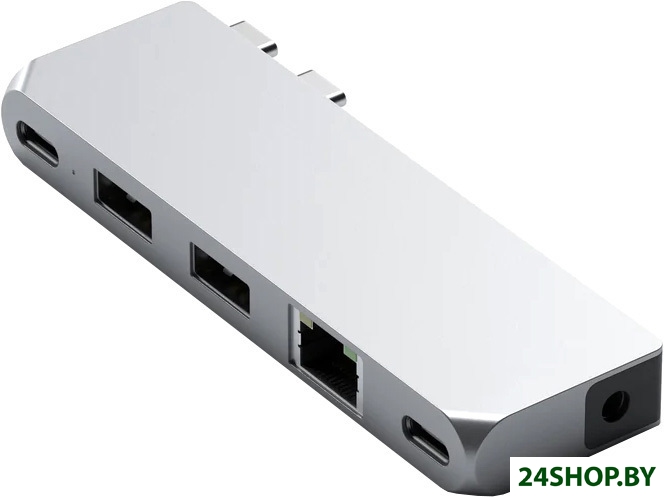 Док-станция Satechi Pro Hub Mini ST-UCPHMIS (серебристый) Док-станция Satechi Pro Hub Mini ST-UCPHMIS (серебристый)
