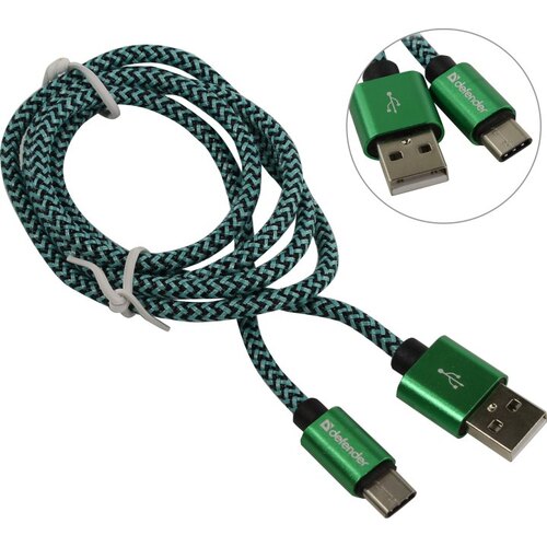 Кабель Defender USB09-03T Pro (зеленый) Кабель Defender USB09-03T Pro (зеленый)