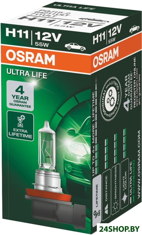 Галогенная лампа Osram H11 Ultra Life 1шт Галогенная лампа Osram H11 Ultra Life 1шт