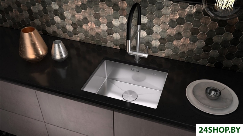 Кухонная мойка ZorG Zerox 54 U / IF Steel Кухонная мойка ZorG Zerox 54 U / IF Steel