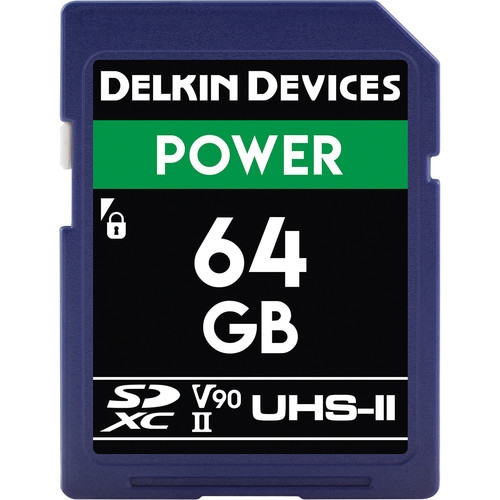 Карта памяти Delkin Devices SDXC Power UHS-II 64GB Карта памяти Delkin Devices SDXC Power UHS-II 64GB