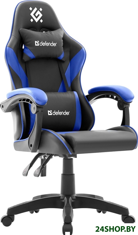 Игровое (геймерское) кресло Defender Valezar (черный/синий) Игровое (геймерское) кресло Defender Valezar (черный/синий)