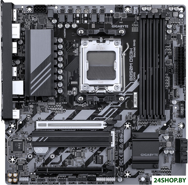 Материнская плата Gigabyte B850M DS3H (rev. 1.2) Материнская плата Gigabyte B850M DS3H (rev. 1.2)