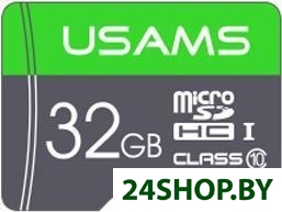 Карта памяти Usams US-ZB094 32GB (зеленый) Карта памяти Usams US-ZB094 32GB (зеленый)