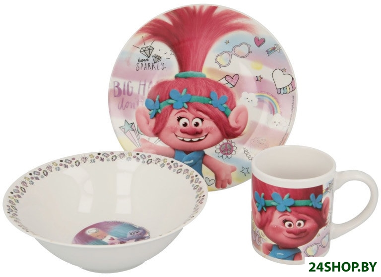 Столовый сервиз Stor Тролли краски 41355 Столовый сервиз Stor Тролли краски 41355