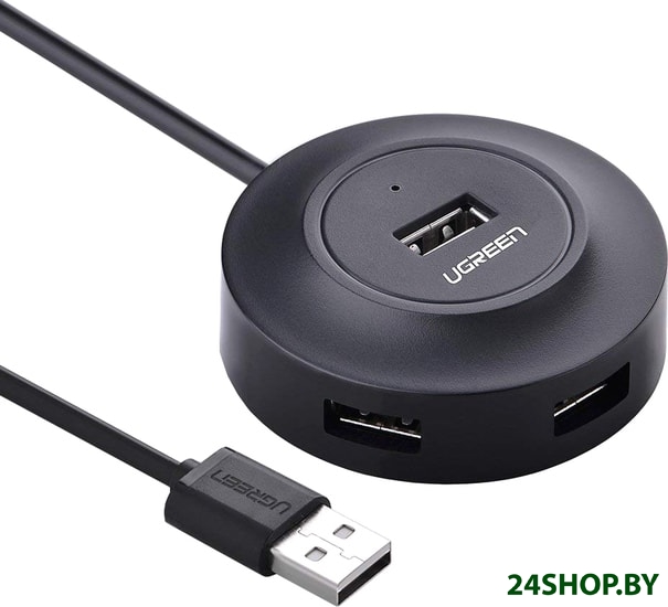 USB-хаб Ugreen CR106 20277 (черный) USB-хаб Ugreen CR106 20277 (черный)