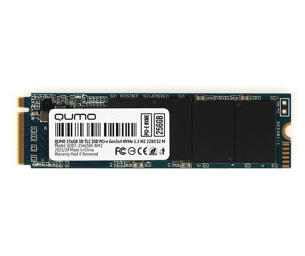 SSD QUMO Novation 3D TLC NVMe 256GB Q3DT-256GSKF-NM2 SSD QUMO Novation 3D TLC NVMe 256GB Q3DT-256GSKF-NM2