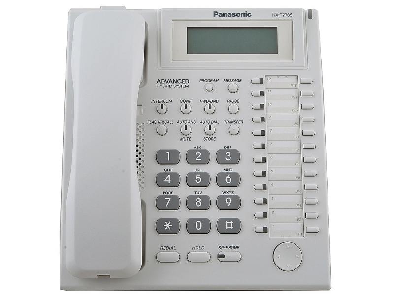 Системный телефон Panasonic KX-T7735RU (белый) Системный телефон Panasonic KX-T7735RU (белый)