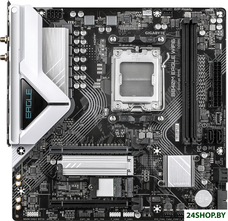 Материнская плата Gigabyte B840M Eagle WiFi6 Материнская плата Gigabyte B840M Eagle WiFi6