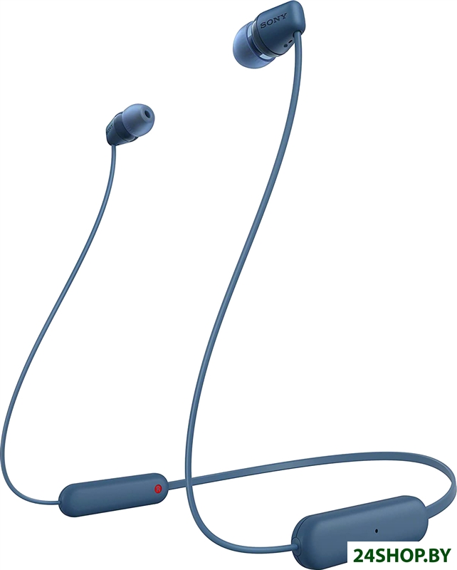 Наушники Sony WI-C100 (синий) Наушники Sony WI-C100 (синий)
