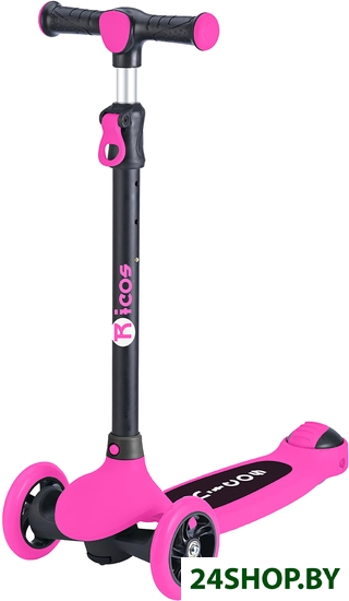 Трехколесный самокат Ricos Frolic SM310 (розовый) Трехколесный самокат Ricos Frolic SM310 (розовый)