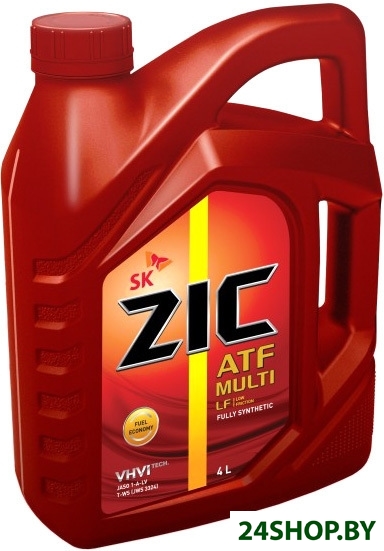 Трансмиссионное масло ZIC ATF Multi LF 4л Трансмиссионное масло ZIC ATF Multi LF 4л