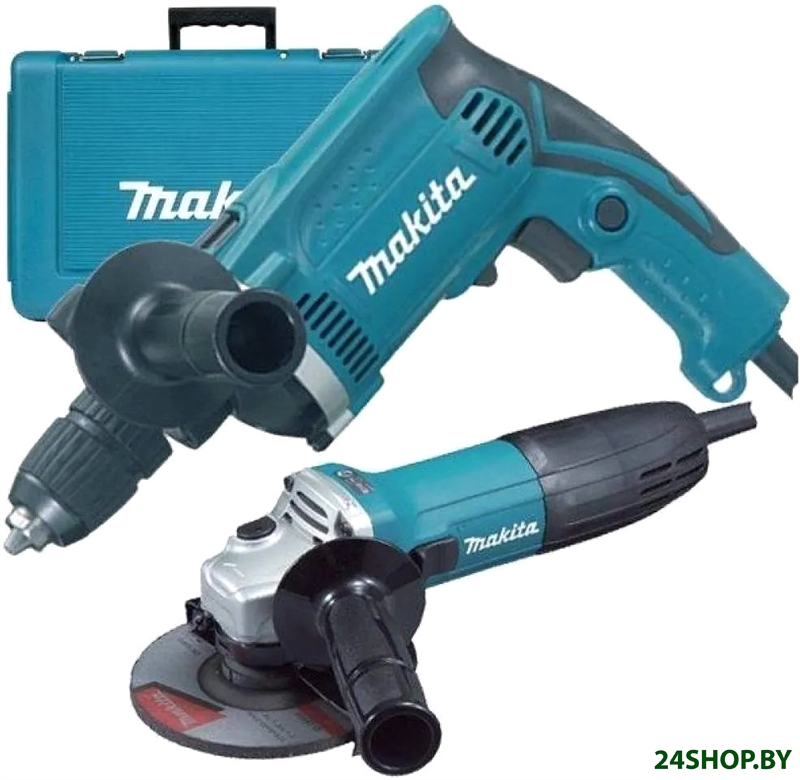 Набор электроинструмента Makita DK0050X1 (дрель, болгарка) Набор электроинструмента Makita DK0050X1 (дрель, болгарка)