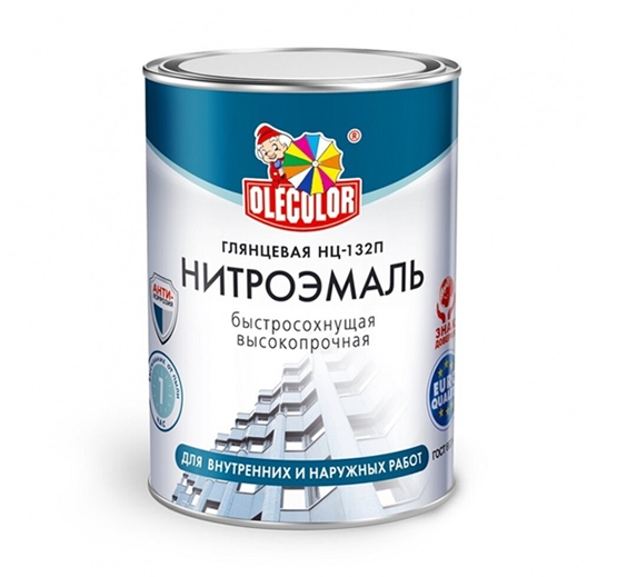 Эмаль Olecolor НЦ-132 1.7 кг (красно-коричневый) Эмаль Olecolor НЦ-132 1.7 кг (красно-коричневый)