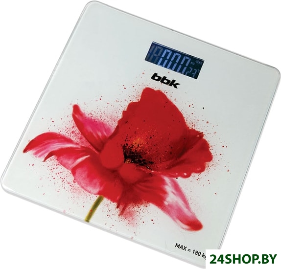 Напольные весы BBK BCS3003G (красный) Напольные весы BBK BCS3003G (красный)