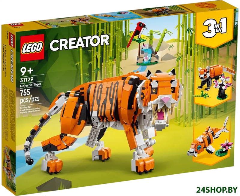 Конструктор LEGO Creator 31129 Величественный тигр Конструктор LEGO Creator 31129 Величественный тигр