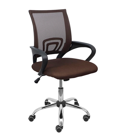 Кресло AksHome Ricci Chrome (коричневый) Кресло AksHome Ricci Chrome (коричневый)