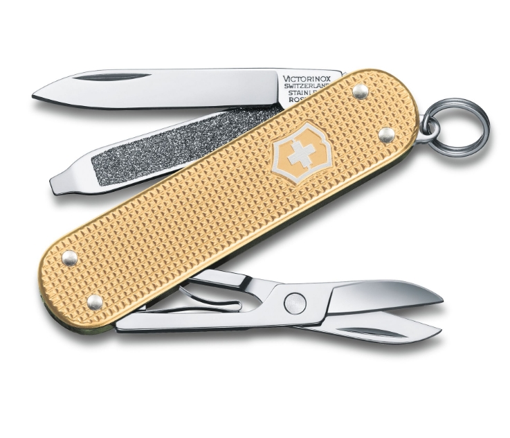 Нож перочинный Victorinox Alox Classic (0.6221.L19) (золотистый) Нож перочинный Victorinox Alox Classic (0.6221.L19) (золотистый)