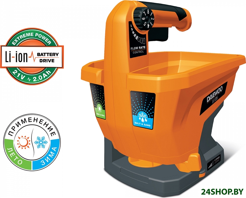 Разбрасыватель-сеялка Daewoo Power DASP 321Li (без АКБ) Разбрасыватель-сеялка Daewoo Power DASP 321Li (без АКБ)