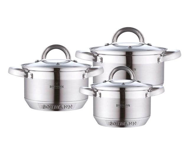 Набор кастрюль BOHMANN BH-0714 Набор кастрюль BOHMANN BH-0714