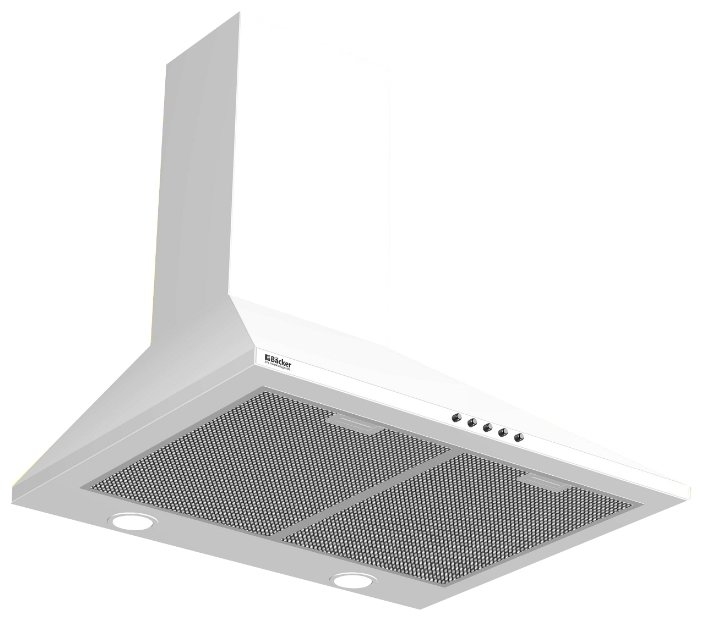Кухонная вытяжка Backer KH50A-F1 Shiny White Кухонная вытяжка Backer KH50A-F1 Shiny White