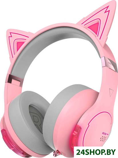 Наушники Edifier G5BT Cat (розовый/серый) Наушники Edifier G5BT Cat (розовый/серый)