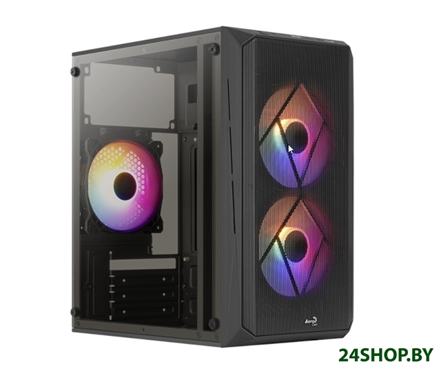 Корпус AeroCool CS-107-A-BK-v2 (черный) Корпус AeroCool CS-107-A-BK-v2 (черный)