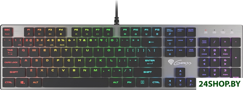 Клавиатура Genesis Thor 420 RGB (нет кириллицы) Клавиатура Genesis Thor 420 RGB (нет кириллицы)